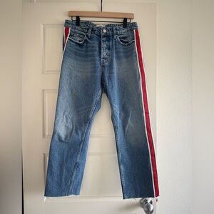 Zara Authentic Denim By TRF Straight Leg Medium Wash Jeans Size 8